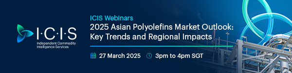 ICIS Webinar | 2025 Asian Polyolefins Market Outlook: Key Trends and Regional Impacts